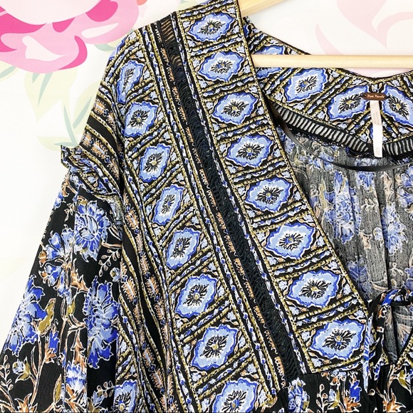 NEW Free People Moonlight Dance Tunic Blouse M - Picture 6 of 14